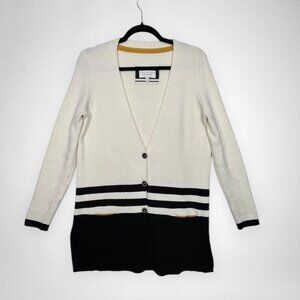 Anthro ANGEL OF THE NORTH Varsity Stripe Cardigan Sweater S‎